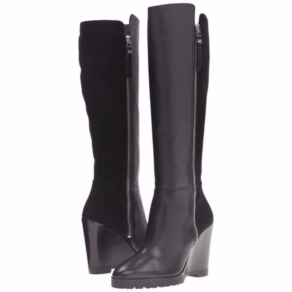 Boots Michael Kors Wide Shoes Stormy Rubber Knee Rain Boot Michael